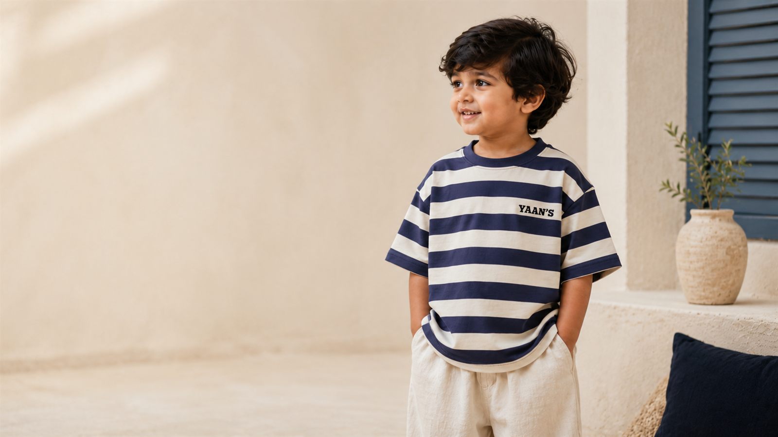 Breton Stripe Tee — Navy