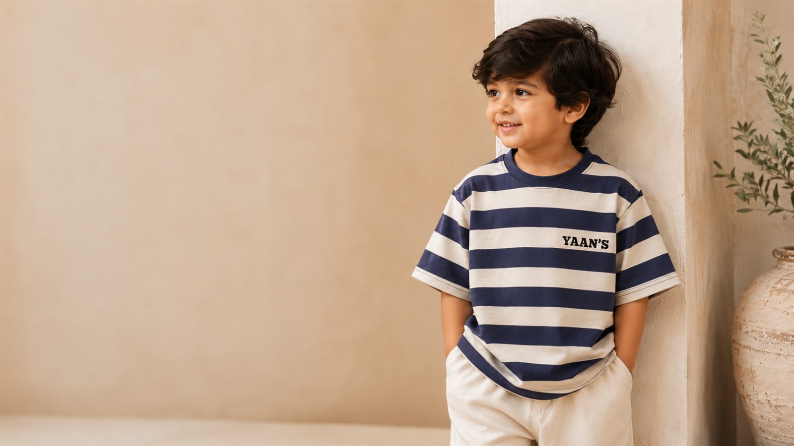 Breton Stripe Tee — Navy