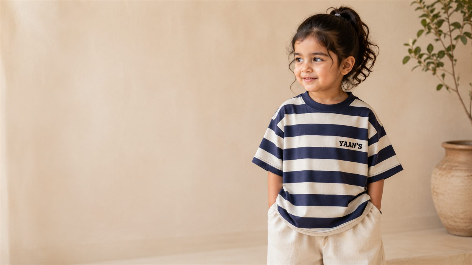 Breton Stripe Tee — Navy