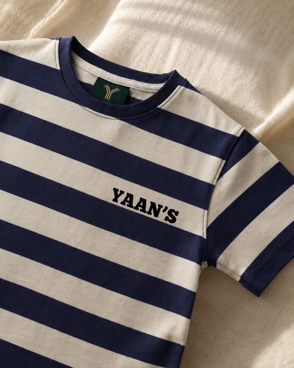 Breton Stripe Tee — Navy