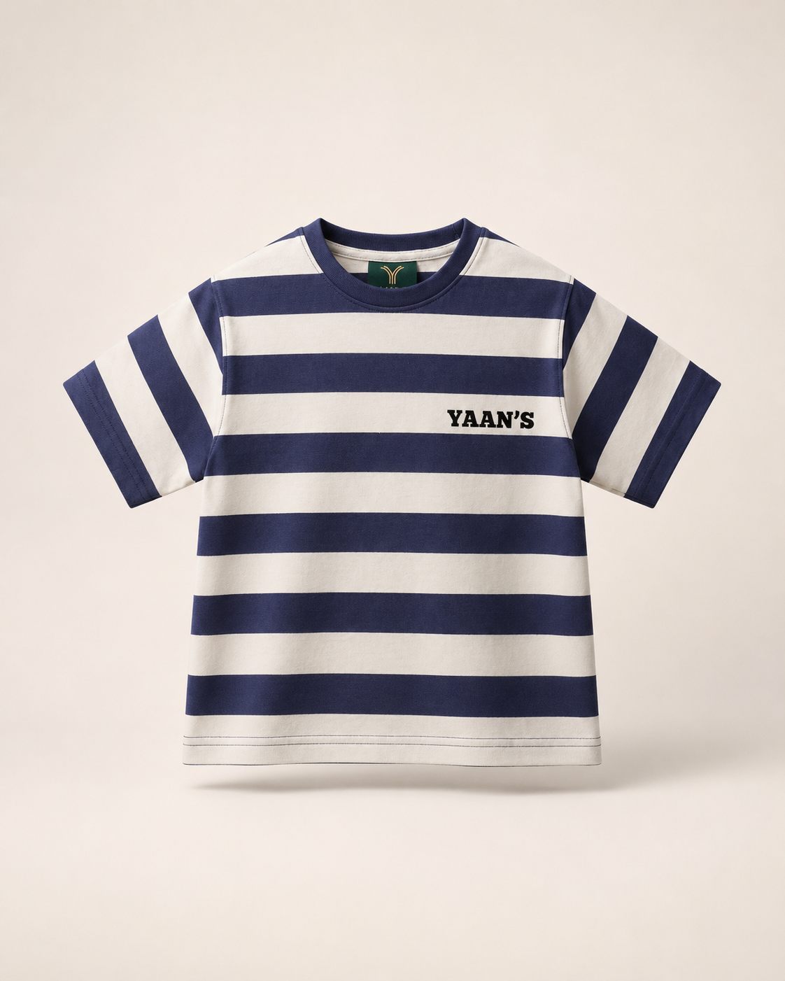 Breton Stripe Tee — Navy